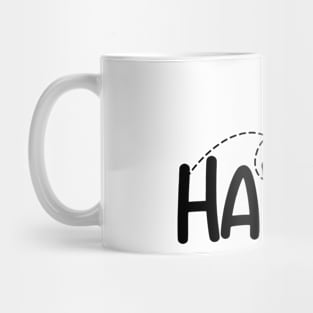 Bee Happy Motivational Mug